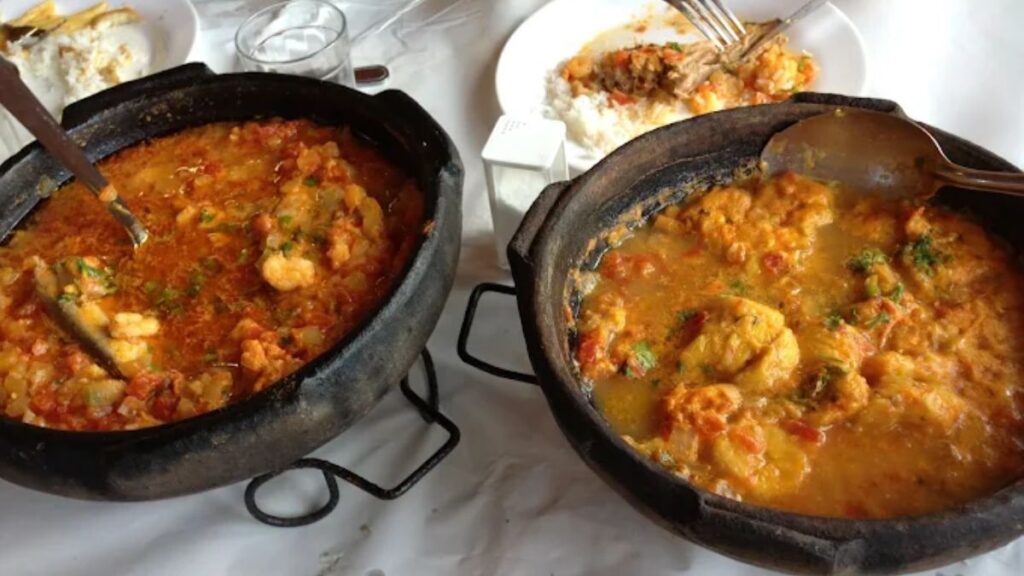 Moqueca capixaba no bar e restaurante amizade em Guaibura Guarapari