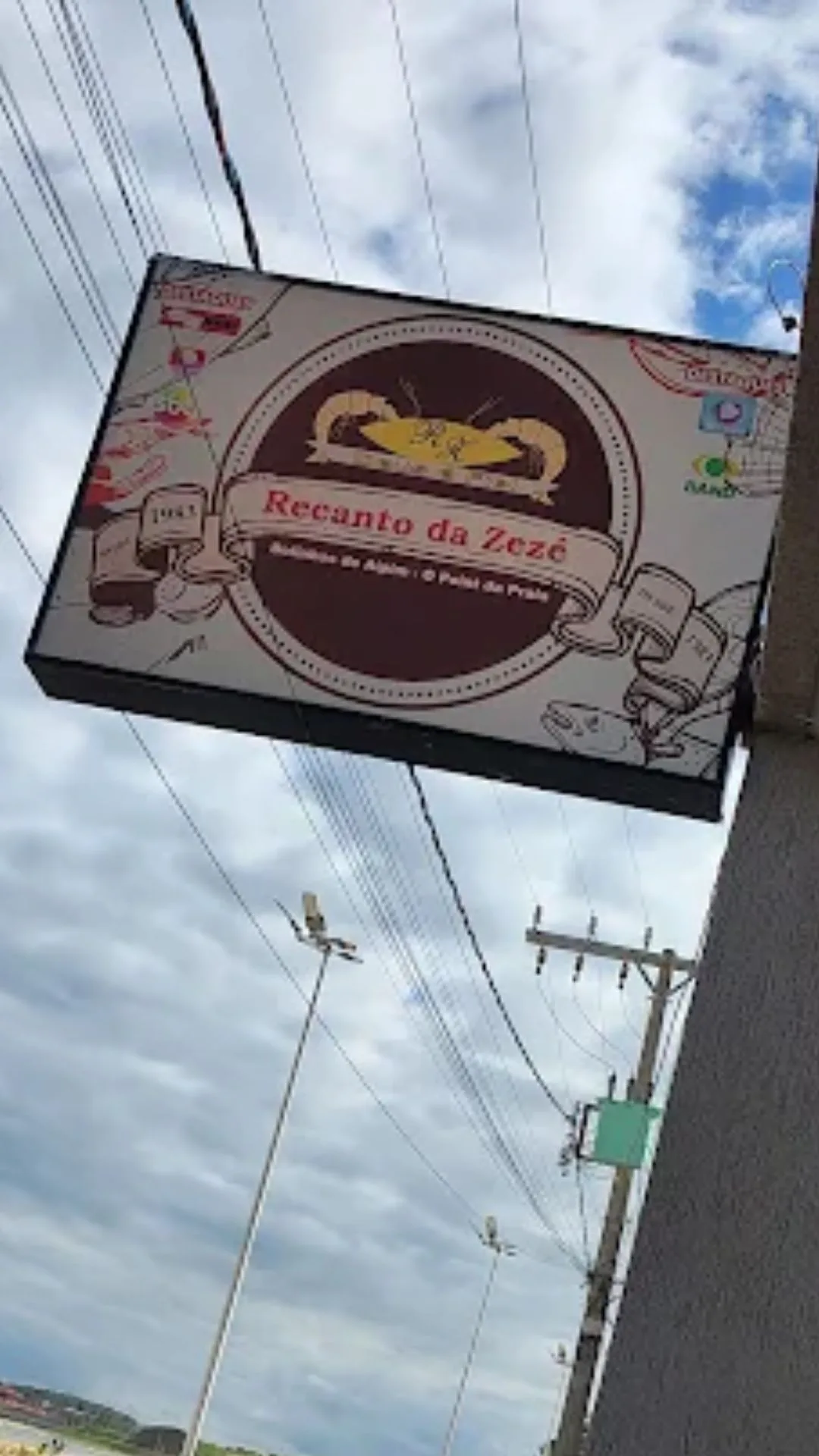 fachada do bolinho da zeze - praia de meaipe